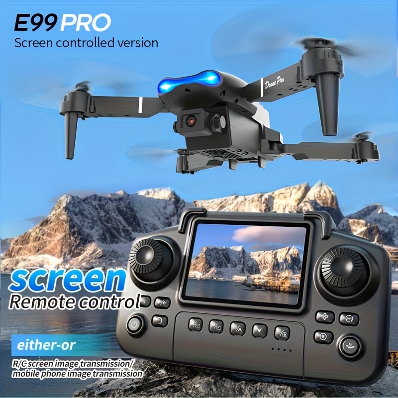 Drone Camera Lens - E99 PRO MAX: opvouwbare drone met