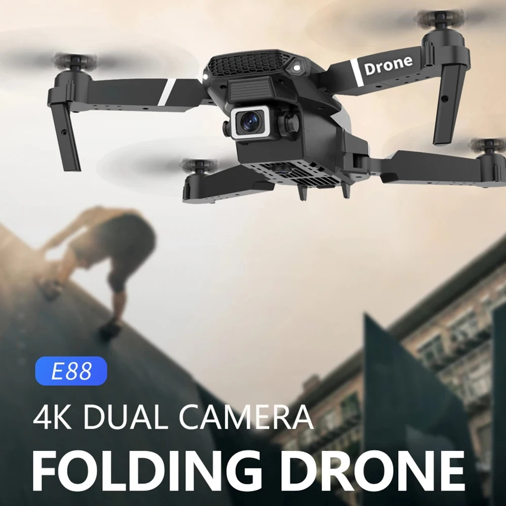 Drone Camera Wide Angle - Professionele Drone E88 4K Groothoek HD