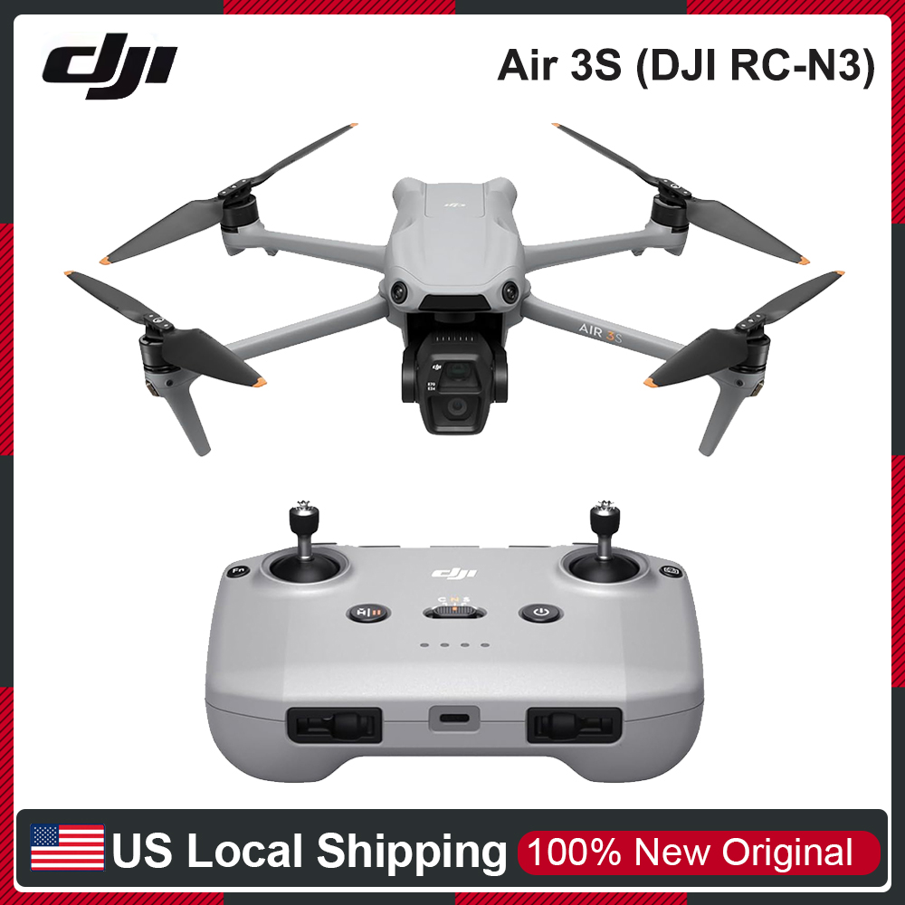 Drone Camera Wide Angle - DJI Air 3S-drone met camera, 4K,