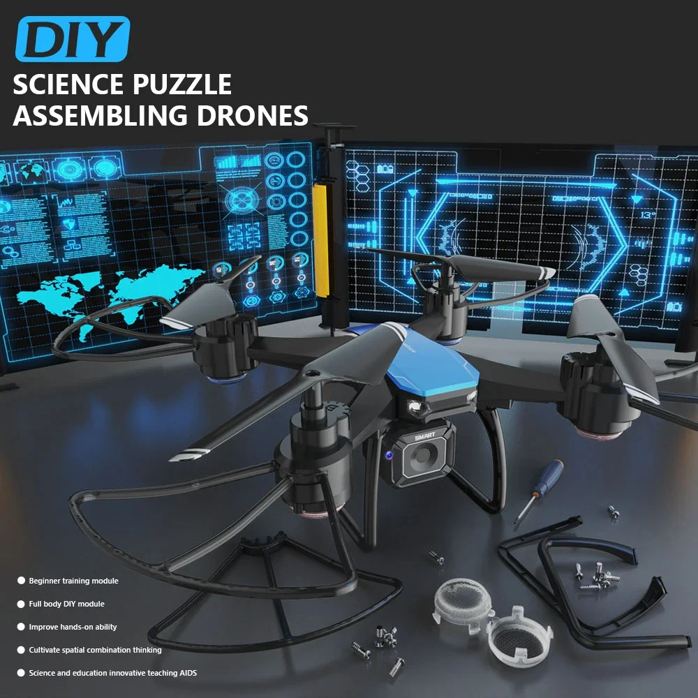 JJRC H108 DIY-onderwijsassembl - Drone Camera Lens recensie en prijs
