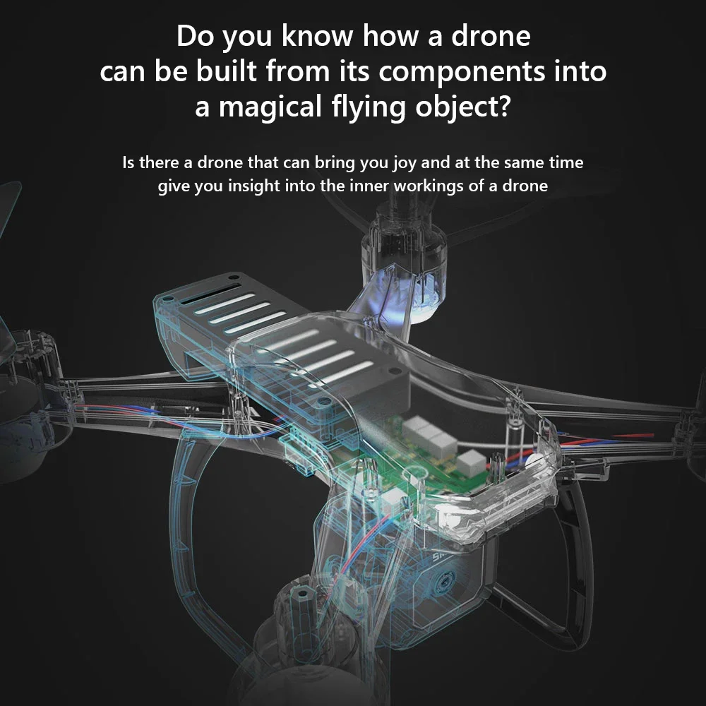 JJRC H108 DIY-onderwijsassembl - Drone Camera Lens recensie en prijs