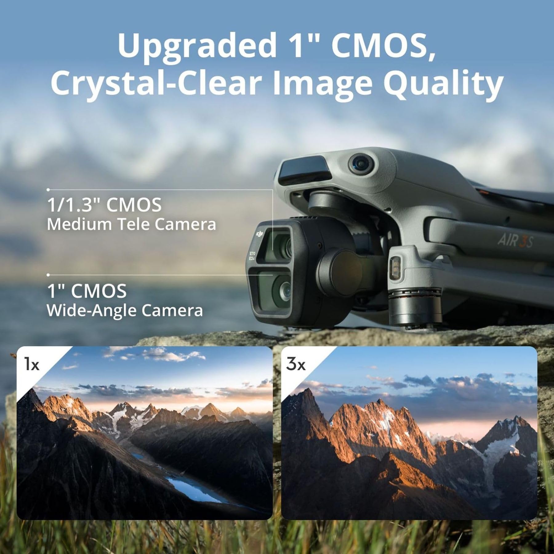 DJI Air 3S-drone met camera, 4 - Drone Camera Wide Angle recensie en prijs